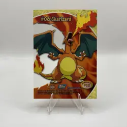 2000 Topps Pokemon TV Animation Edition Charizard Clear #PC3 LP- -O2 - Image 2