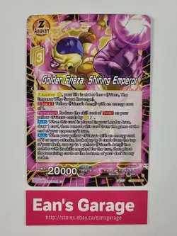 Dragon Ball Super Card game Golden Frieza, Shining Emperor BT21-102 Rare - MN - Image 1