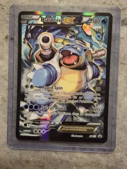 Pokemon TCG Blastoise EX Black Star Promo Holo Card XY122 - Image 1