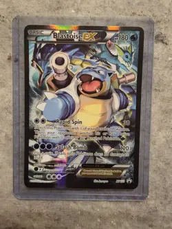 Pokemon TCG Blastoise EX Black Star Promo Holo Card XY122 - Image 3
