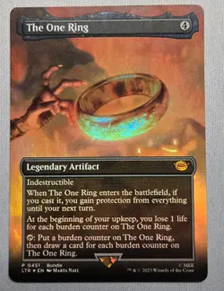 The One Ring - (Borderless) - (FOIL) - Lord of the Rings - MTG Magic NM - Image 1