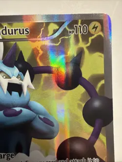 Pokemon Thundurus 97/98 Emerging Powers Ultra Rare Full Art Holo 110HP TCG Card - Image 4