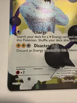 Pokemon Thundurus 97/98 Emerging Powers Ultra Rare Full Art Holo 110HP TCG Card - Image 5