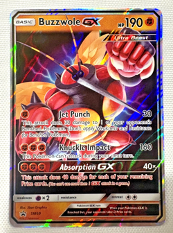 Buzzwole GX SM69 – Black Star Promo Pokemon Card - Image 1