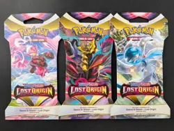 3X Lost Origin Sword & Shield Sealed Pokemon Card Sleeved Booster Packs PERFECT - Image 1