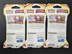 3X Lost Origin Sword & Shield Sealed Pokemon Card Sleeved Booster Packs PERFECT - Image 2