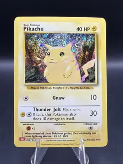 Pikachu 008/034 CLC Holo Promo Pokemon TCG Classic Collection Card NM - Image 1