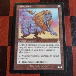 Mtg Masticore MP Urza's Destiny Reserved List Magic the Gathering Card - Image 1