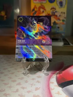 Disney Lorcana TCG Yen Sid - Powerful Sorcerer (Enchanted) - Near Mint Holofoil - Image 1