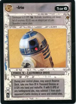 Star Wars CCG Jabbas Palace Rare's, Cards Are Nr-Mint. Drop Down Box Sale. - Image 4