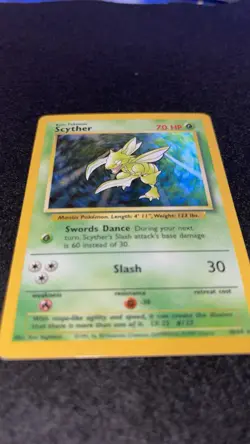 Scyther Jungle Holo Card 10/64 No Symbol Rare - Image 5
