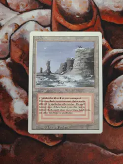 Plateau Revised Edition MTG Magic the Gathering Reserved List DUAL LAND - Image 1