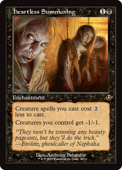 Heartless Summoning (Retro Frame) [Innistrad Remastered] Foil Near Mint - Image 1