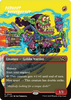 Burnout Bashtronaut (Borderless) [Aetherdrift] Near Mint - Image 1