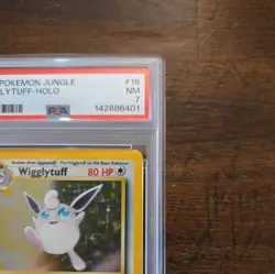 1999 Pokemon TCG Jungle Wigglytuff Holo #16/64 PSA 7 Near Mint - Image 3