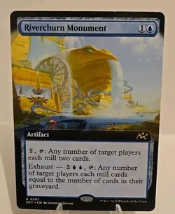 Riverchurn Monument (Extended Art) MTG Aetherdrift Regular - Image 1