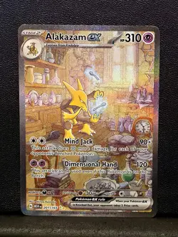 Alakazam ex 201/165 Pokemon 151 Scarlet & Violet Special Illustration Rare - Image 1
