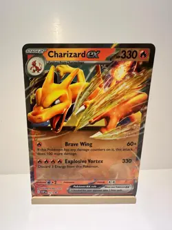 Charizard ex 161 Holo Promo Scarlet & Violet Promo Pokemon Near Mint - Image 1