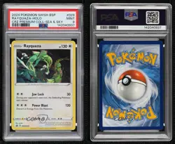 Rayquaza Holo Pokemon Sword & Shield Black Star Promo PSA 9 MINT - Image 3