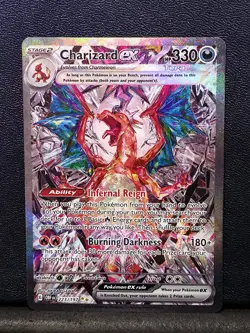 Charizard 223/197 Sv: Pokemon Obsidian Flames SIR Special Illustration Rare - Image 1
