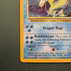 Pokemon Vintage Holo Gyarados 6/102 Base Set WoTC 1999 - Image 5