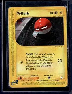 Voltorb - 115/147 / Aquapolis 2002 (HP) / Pokemon TCG - Image 1