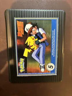 1999 Pokemon Poke Trivia Burger King Perforated Poliwhirl #61 - Image 2