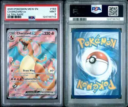 2023 POKEMON MEW EN-151 ULTRA RARE #183 CHARIZARD EX PSA 9 TCG MINT - Image 1