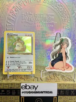 Pokemon TCG - Kangaskhan 5/64 Holo Rare - WOTC Jungle MP +STICKER - Image 1
