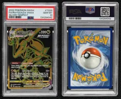 Full Art - Rayquaza VMAX Pokemon Silver Tempest Trainer Gallery PSA 10 - Image 3