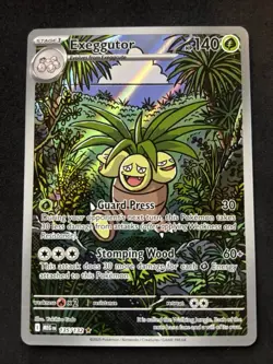 Pokemon Exeggutor Me01: Mega Evolution 135/132 Illustration Rare - Image 1