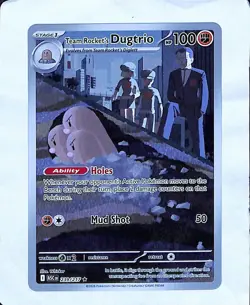 Team Rocket's Dugtrio 239/217 Pokemon TCG Ascended Heroes Illustration Rare - Image 1
