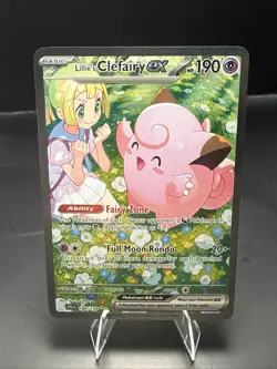Pokemon Lillie's Clefairy ex 184/159 Sv09: Journey Together Holo - Image 2