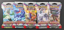 Pokemon TCG Paldea Evolved Sleeved Booster Packs Complete Art Set 5 total SEALED - Image 1