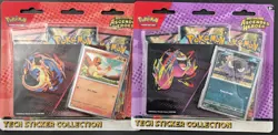 Pokemon Ascended Heroes Tech Sticker Collection Charmander Gastly Set 6 Packs - Image 1