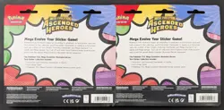Pokemon Ascended Heroes Tech Sticker Collection Charmander Gastly Set 6 Packs - Image 2