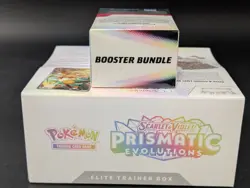 Pokemon TCG Prismatic Evolutions Elite Trainer Box ETB & Booster Bundle Sealed - Image 5