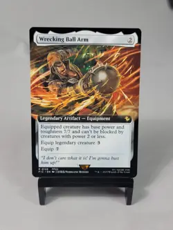 MTG - Commander: Final Fantasy - Wrecking Ball Arm - Extended Art - Image 1