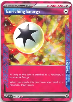Enriching Energy 191/191 ACE SPEC Rare Surging Sparks Pokemon Near Mint - Image 1