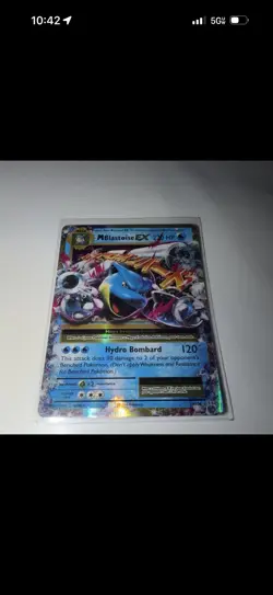 Pokemon TCG Holo Lot Mega Blastoise EX, Dark Vaporeon, Alakazam, Mew - Image 1