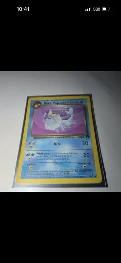 Pokemon TCG Holo Lot Mega Blastoise EX, Dark Vaporeon, Alakazam, Mew - Image 2