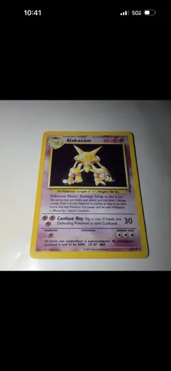 Pokemon TCG Holo Lot Mega Blastoise EX, Dark Vaporeon, Alakazam, Mew - Image 3