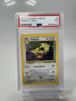 1999 POKEMON JUNGLE #8 PIDGEOT-HOLO PSA 7 - Image 1