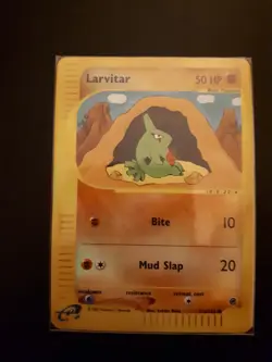 Carte pokemon vintage - Larvitar Holo reverse- Set Expedition 116/165 - Image 1