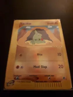Carte pokemon vintage - Larvitar Holo reverse- Set Expedition 116/165 - Image 2
