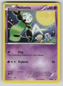 Meloetta - BW68 Black And White Promo Pokemon HP - Image 1