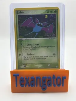 Zubat 82/109 Team Rocket Returns Reverse Holo Stamp Ex 2005 Pokemon NM - Image 1