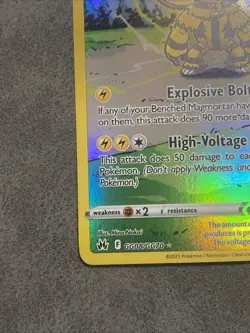 Electivire Pokemon Crown Zenith Galarian Gallery GG08/GG70 Ultra Rare NM - Image 5