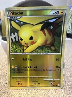 Pokemon Pikachu Heart Gold Soul Silver Base Reverse 78/123 - Image 1