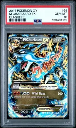 POKEMON M CHARIZARD EX 2014 XY FLASHFIRE #69 PSA 10 - Image 1